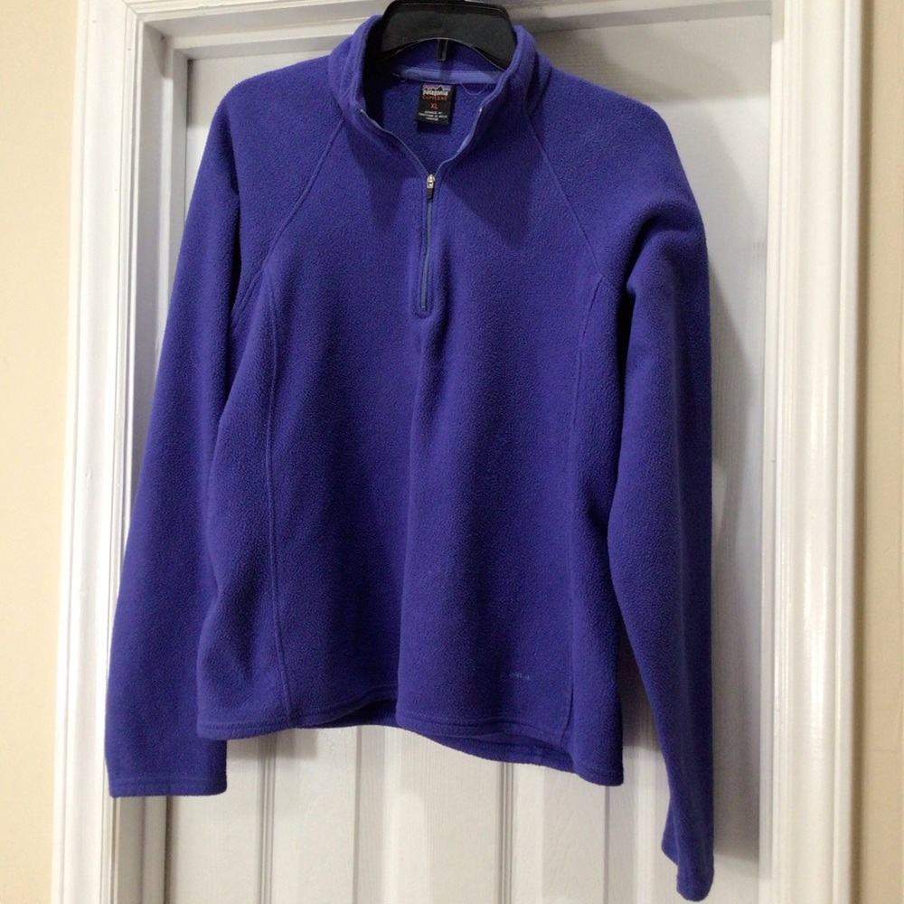 Patagonia Purple Half-Zip Fleece Pullover